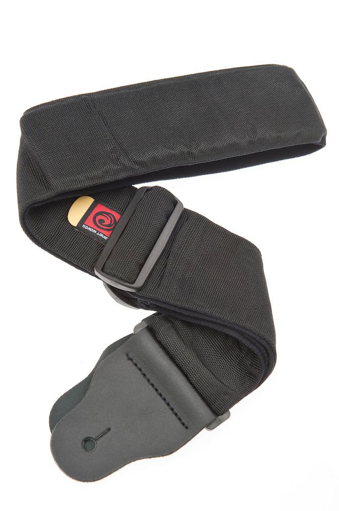 D'ADDARIO AND CO 3 Inch Wide Bass Guitar Strap W/ Internal Pad Black