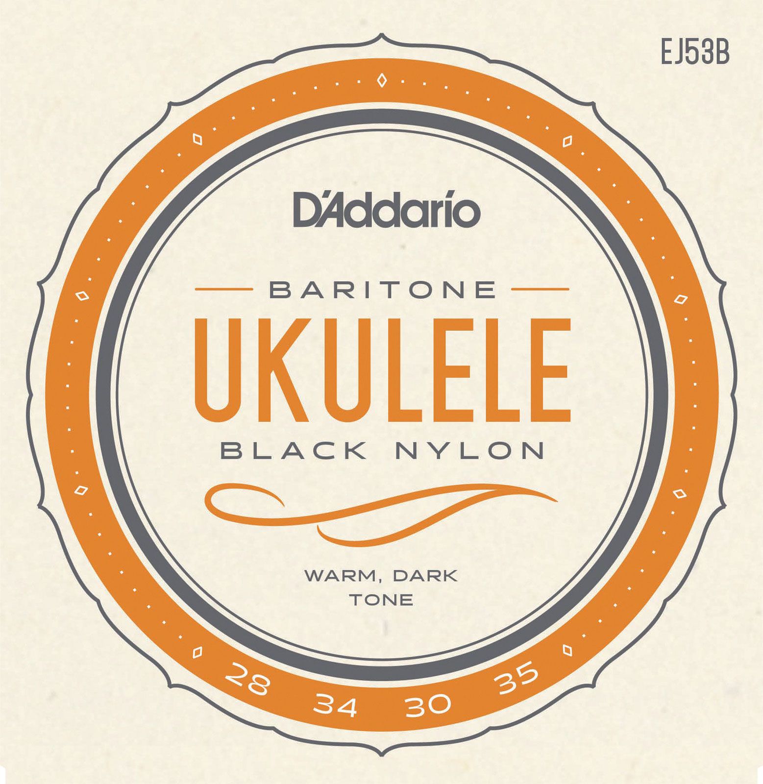 D'ADDARIO AND CO EJ53B Cordes pour Ukulélé Bariton