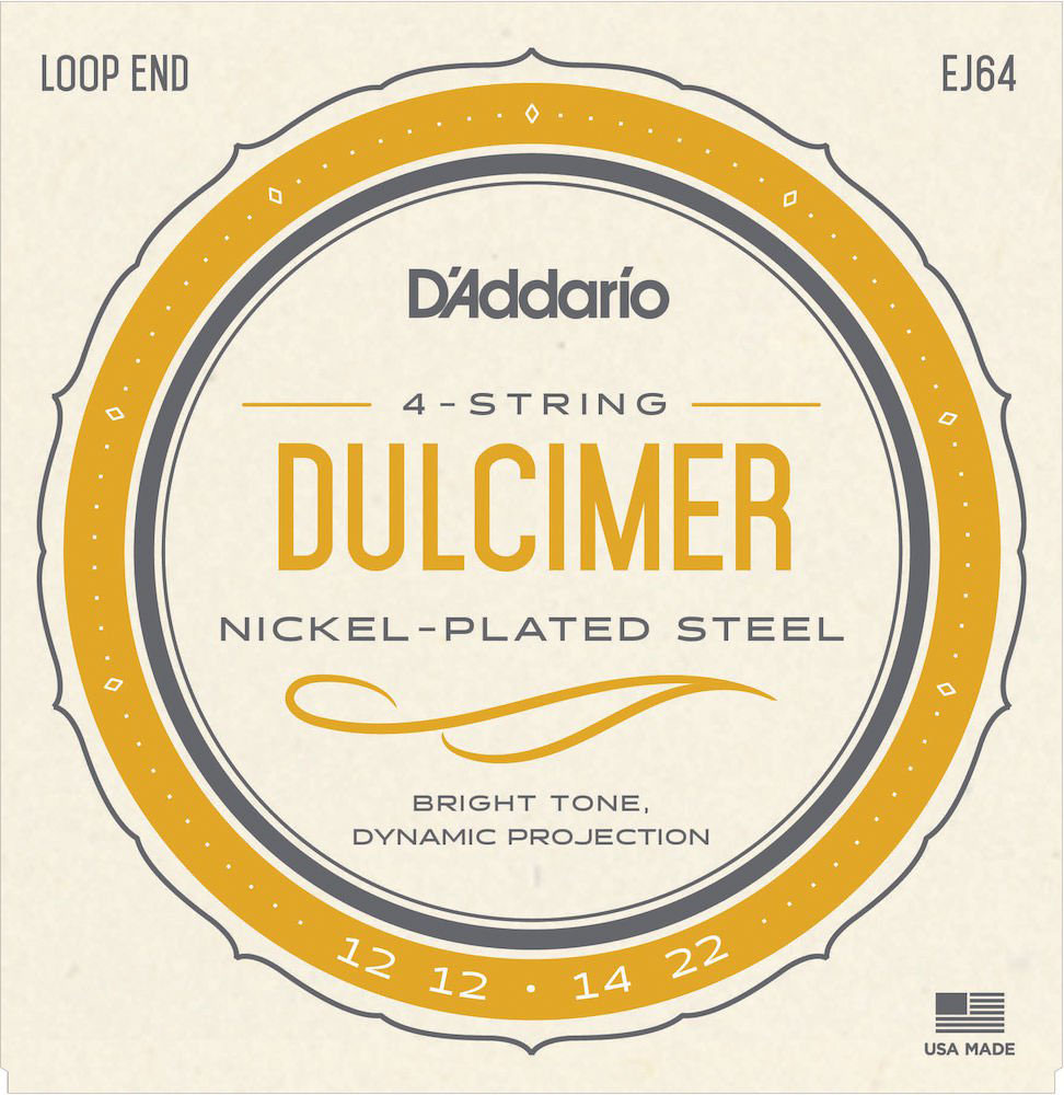 D'ADDARIO AND CO Cordes pour Dulcimer 4 cordes EJ64