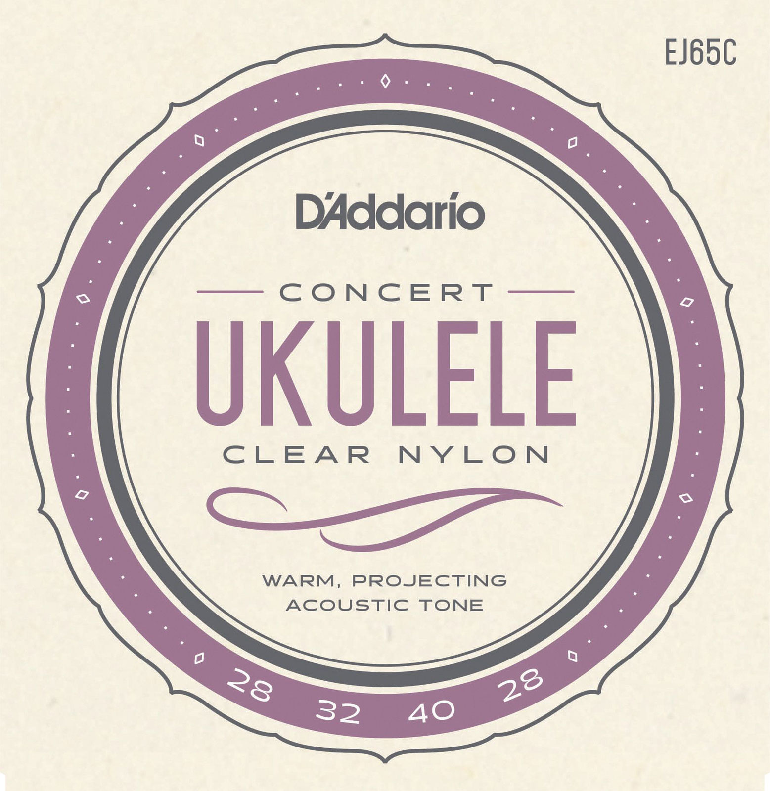 D'ADDARIO AND CO EJ65c Cordes pour Ukulélé Concert