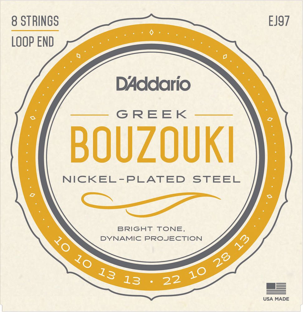 D'ADDARIO AND CO CORDES POUR BOUZOUKI GREC EJ97 D'ADDARIO