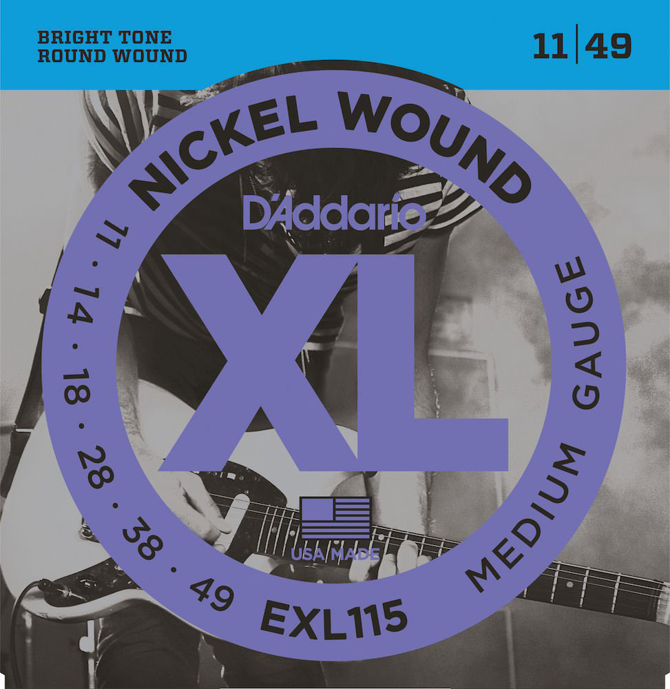 D'ADDARIO AND CO Exl 115 Nickel Wound Medium 11-49