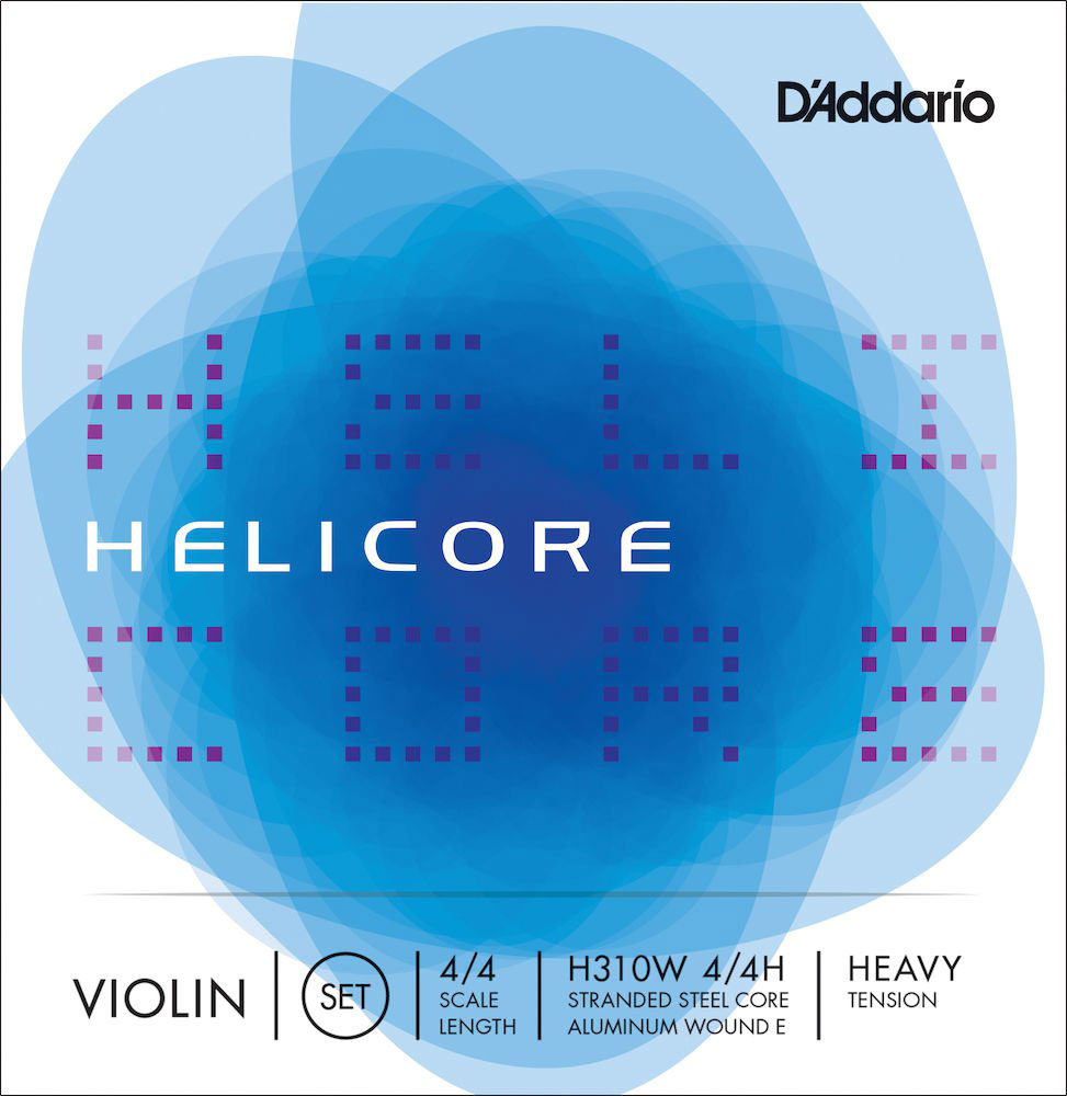 D'ADDARIO AND CO 4/4 Helicore Jeu Heavy/mi File Aluminium