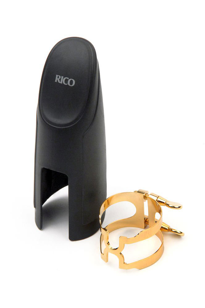 D'ADDARIO - RICO Ligature H et COUVRE-bec Baryton Plaque Or - HBS2G