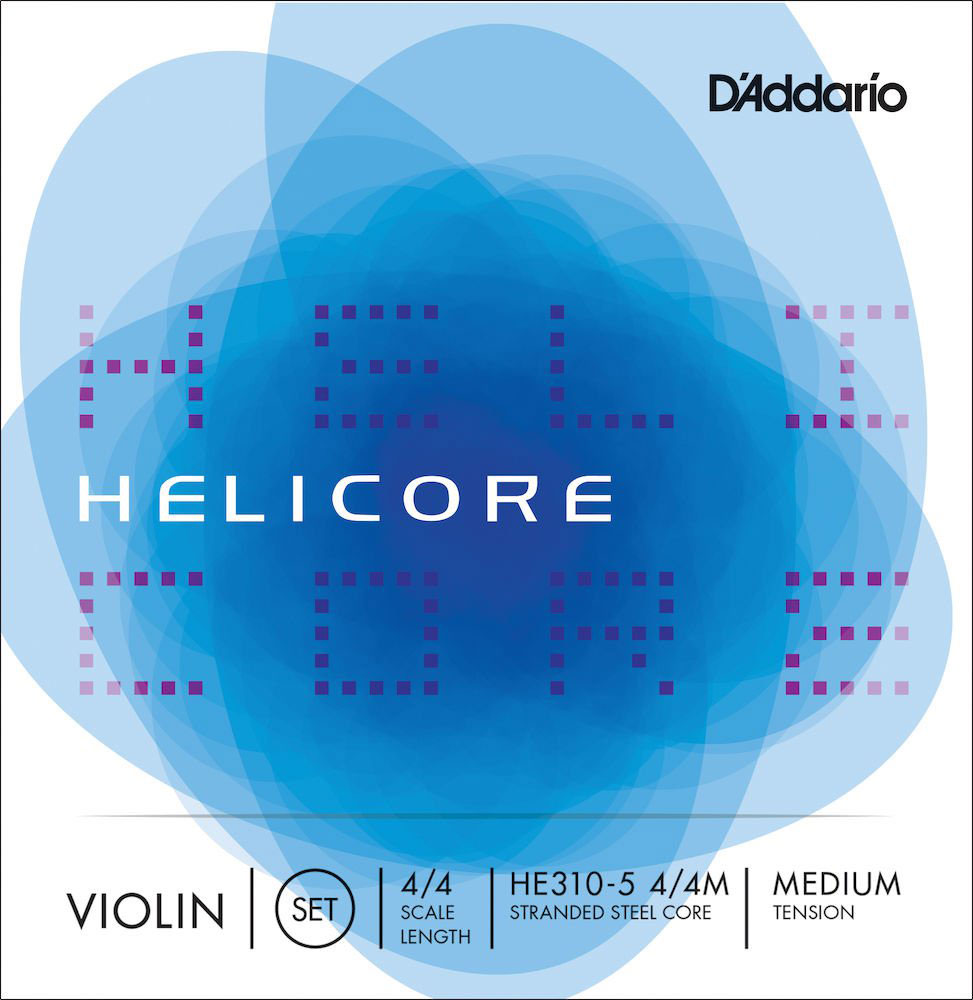 D'ADDARIO AND CO Jeu 5 Cordes Helicore Manche 4/4 Medium