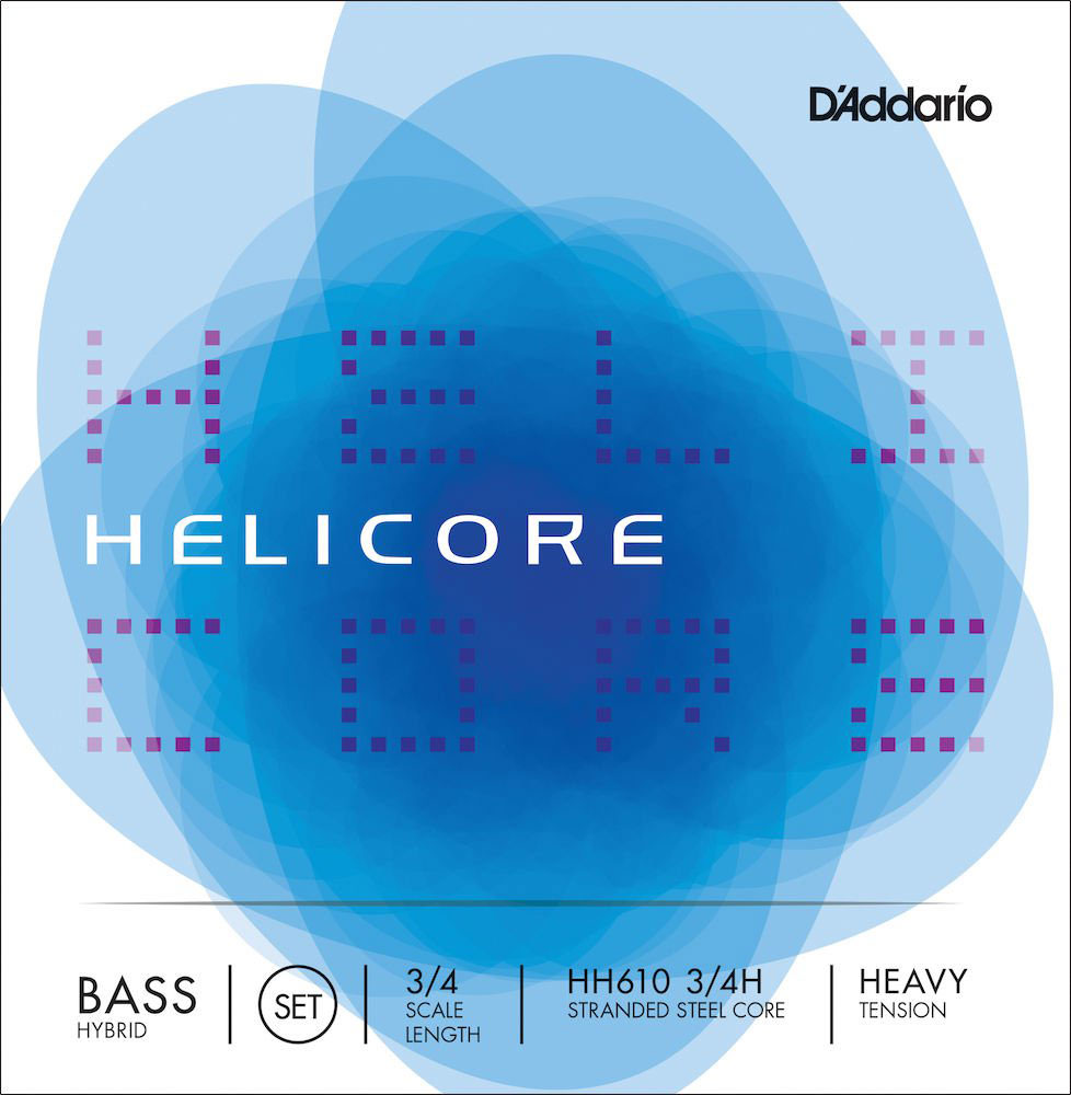 D'ADDARIO AND CO Jeu Hybride Helicore Manche 3/4 Heavy