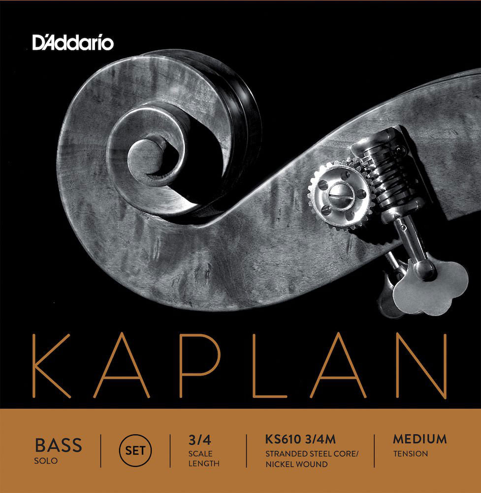 D'ADDARIO AND CO Jeu Pour CONTREBASSE3/4 Kaplan Solo Medium