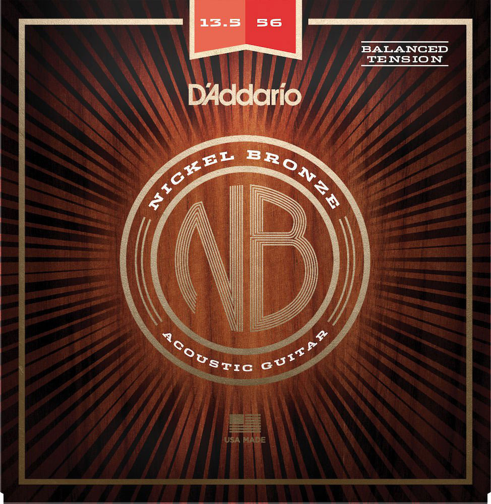 D'ADDARIO AND CO NB13556BT Nickel Bronze Balanced Tension Medium 13.5-56