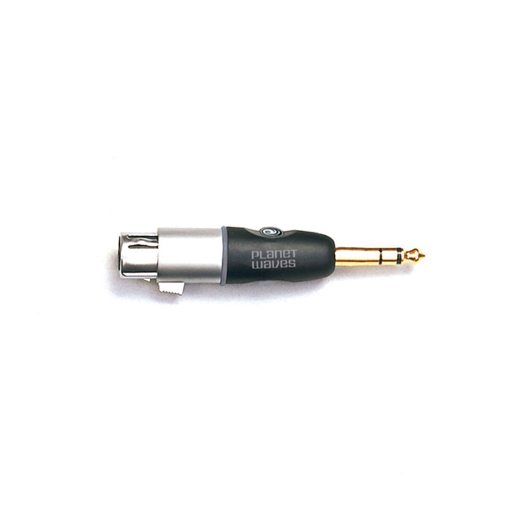 D'ADDARIO AND CO 1/4 INCH MALE BALANCED TO XLR FEMALE ADAPTER