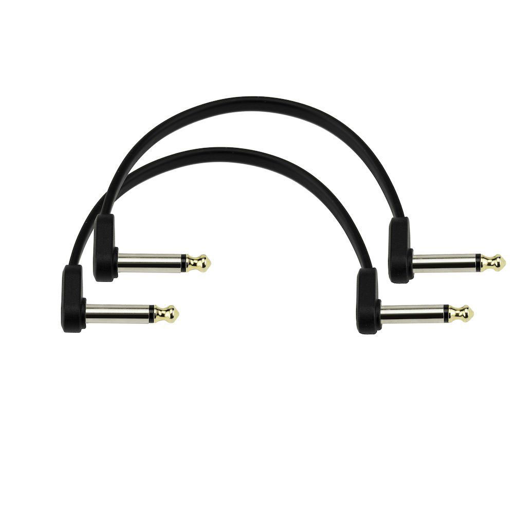 D'ADDARIO AND CO PW-fprr-206os Flat Patch Cable Right Angled 15CM Double