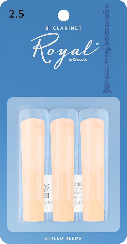 Rico Anches Clarinette Royal Sib Force 2.5 Pack De 3