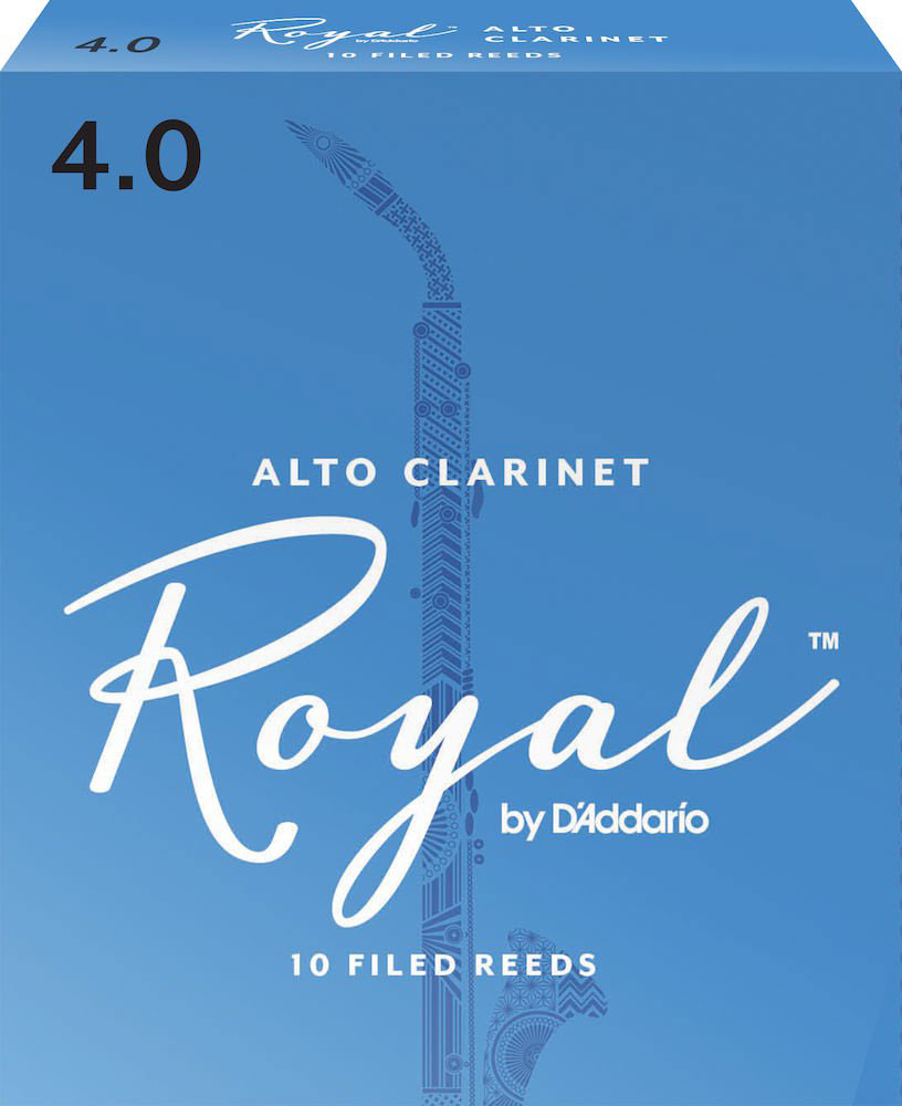 D'ADDARIO - RICO RDB1040 - RICO ROYAL ALTKLARINET RIETEN 4.0 AANTAL PER VERPAKKING 10