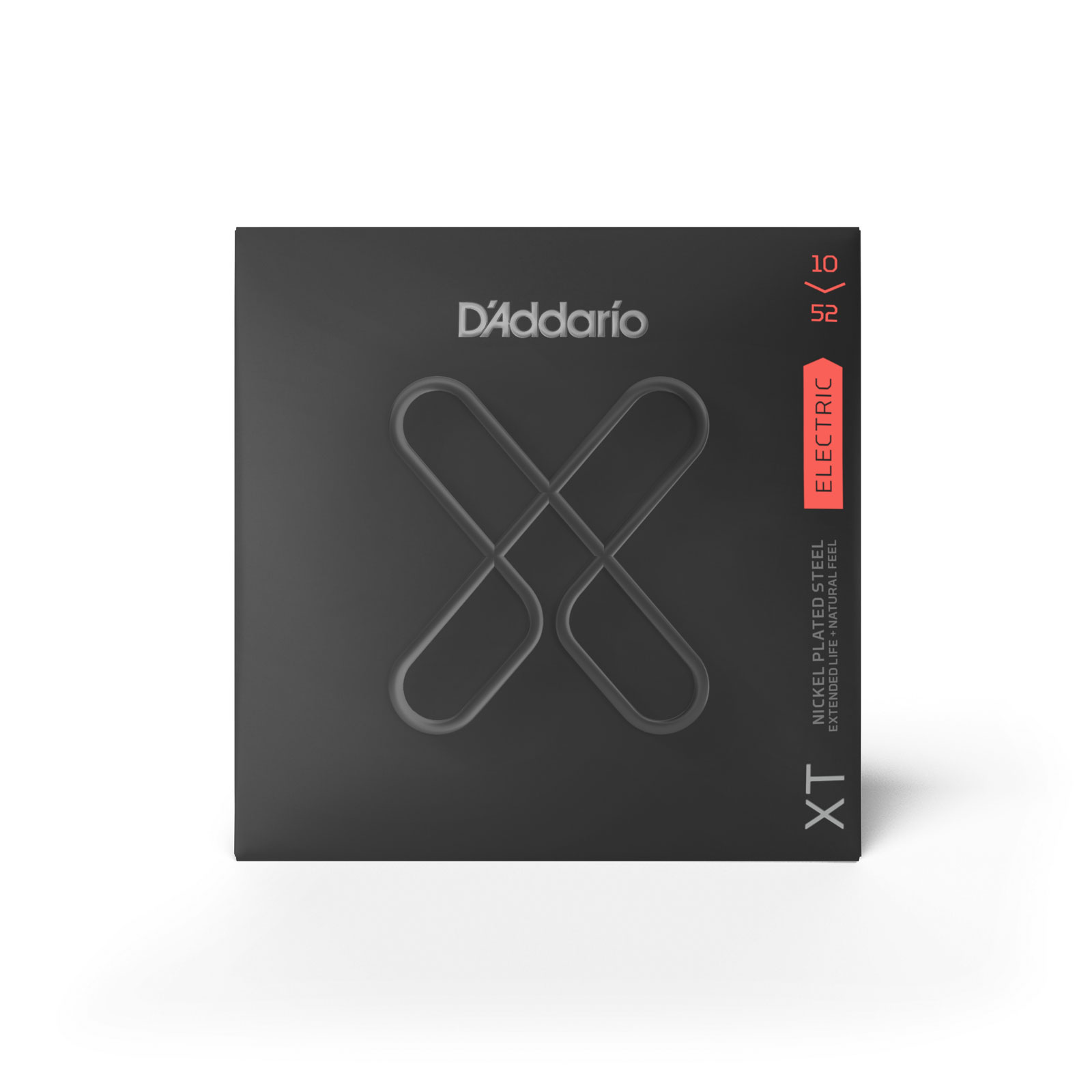 D'ADDARIO AND CO ELECTRIC NICKEL PLATED STEEL LIGHT TOP/HEAVY BOTTOM XT 10-52