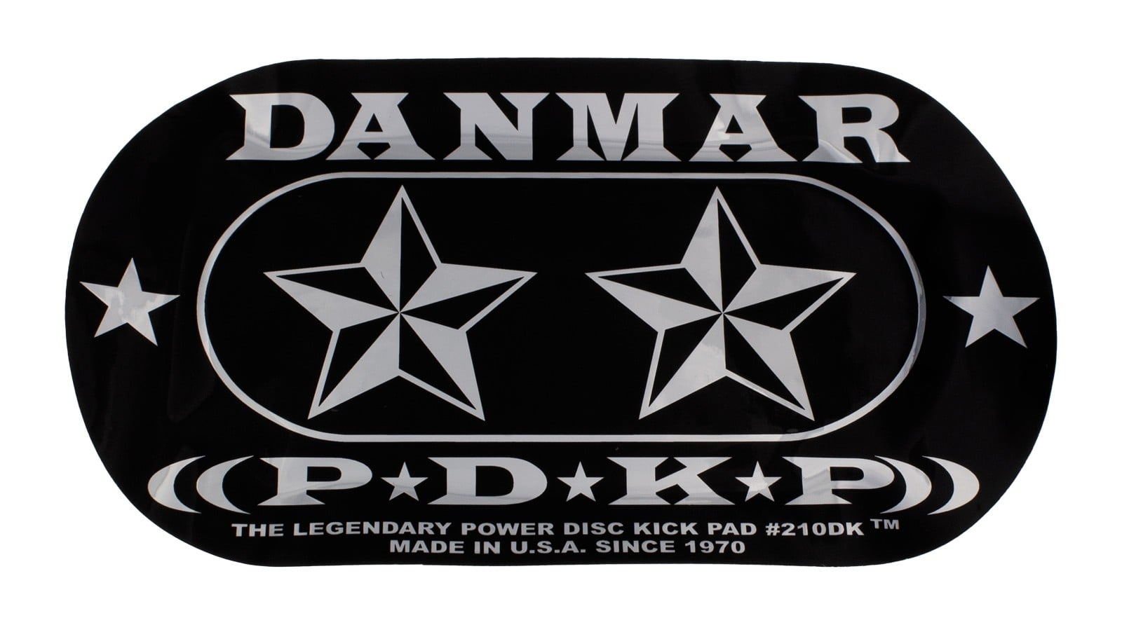 DANMAR 210DKST - PAD AUTOCOLLANT GROSSE CAISSE DOUBLE PEDALE - STAR