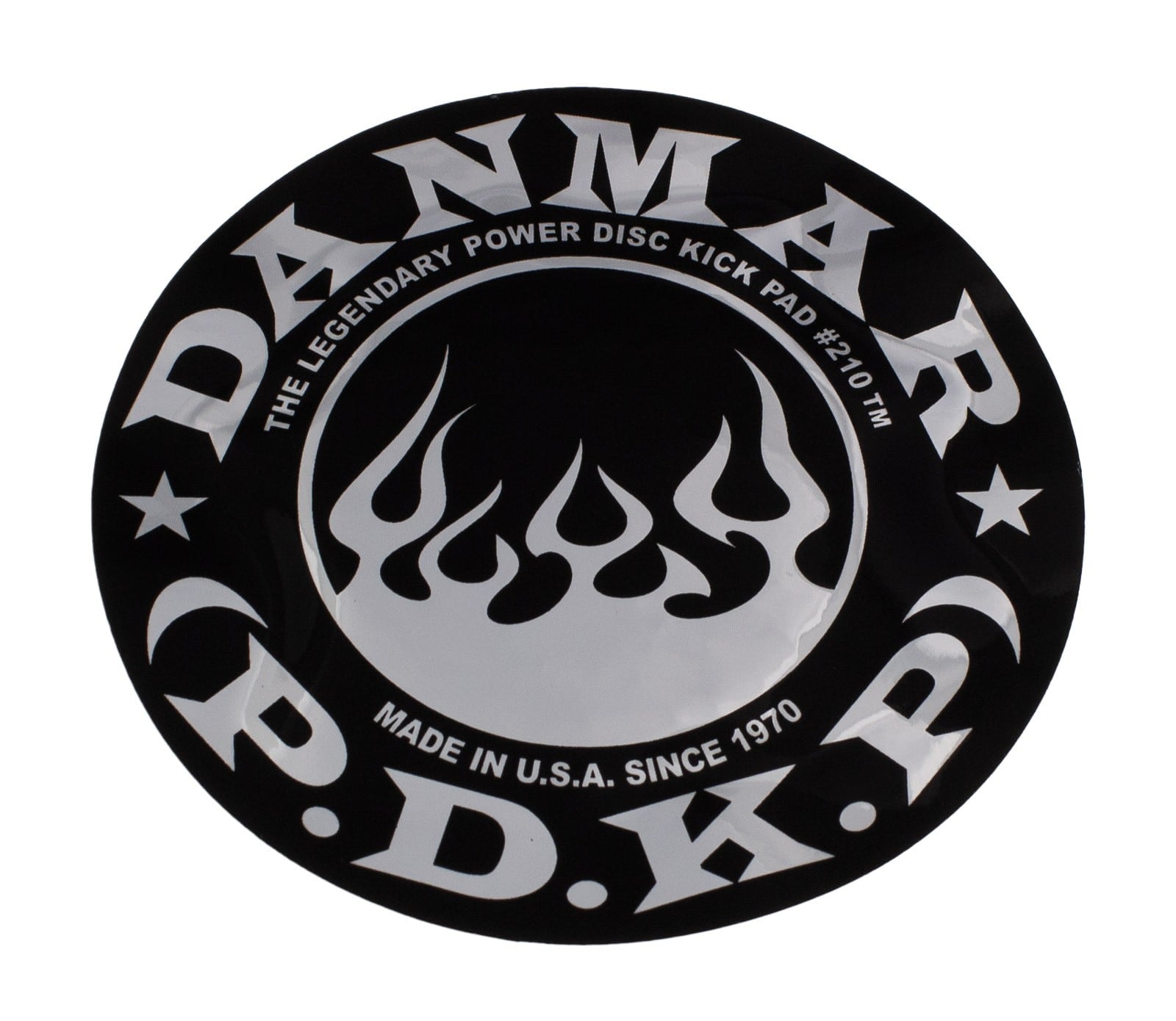 DANMAR 210FL1 - PAD AUTOCOLLANT GROSSE CAISSE - FLAMME