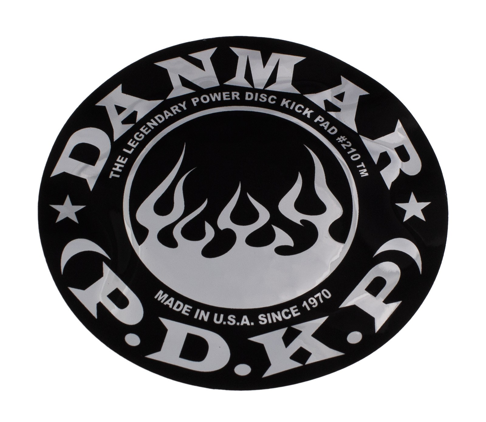 DANMAR 210FL1 - Pad Autocollant Grosse Caisse - Flamme