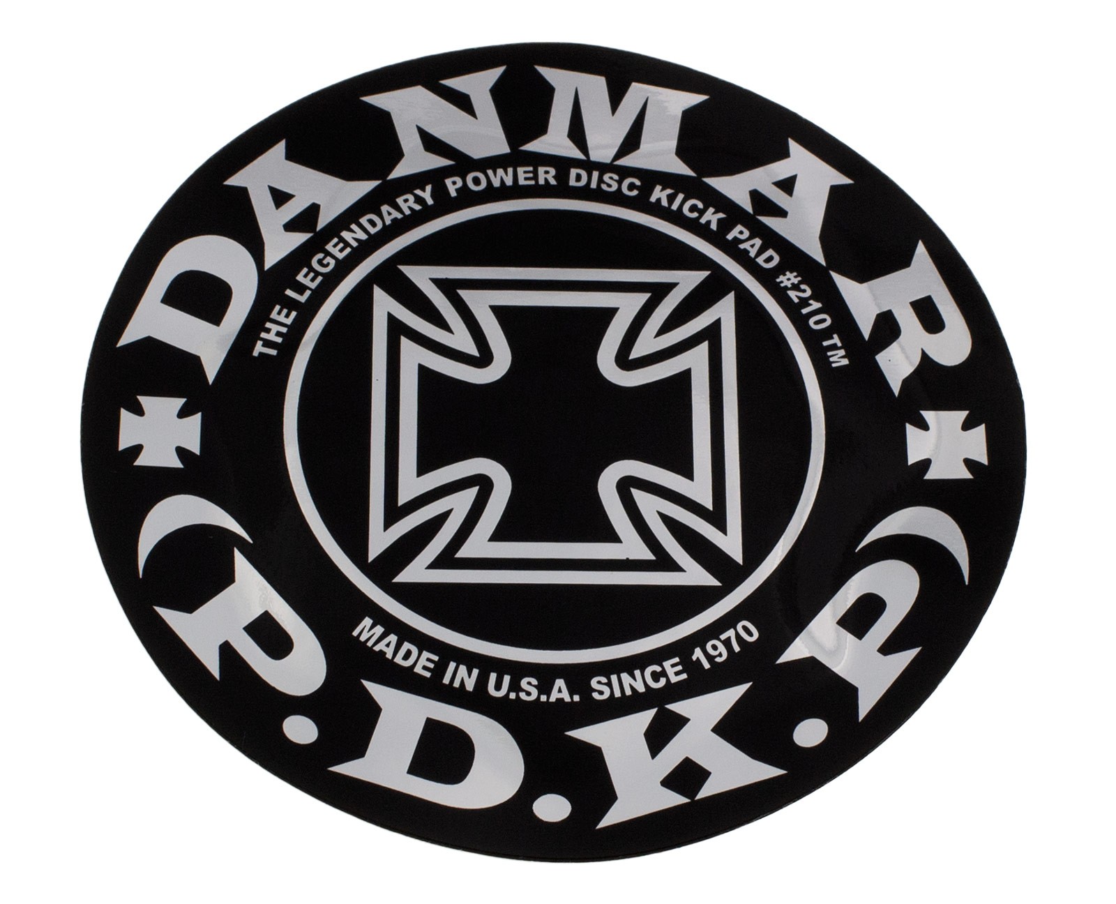 DANMAR 210IC - BD POWER DISK KICK PAD - IRON CROSS