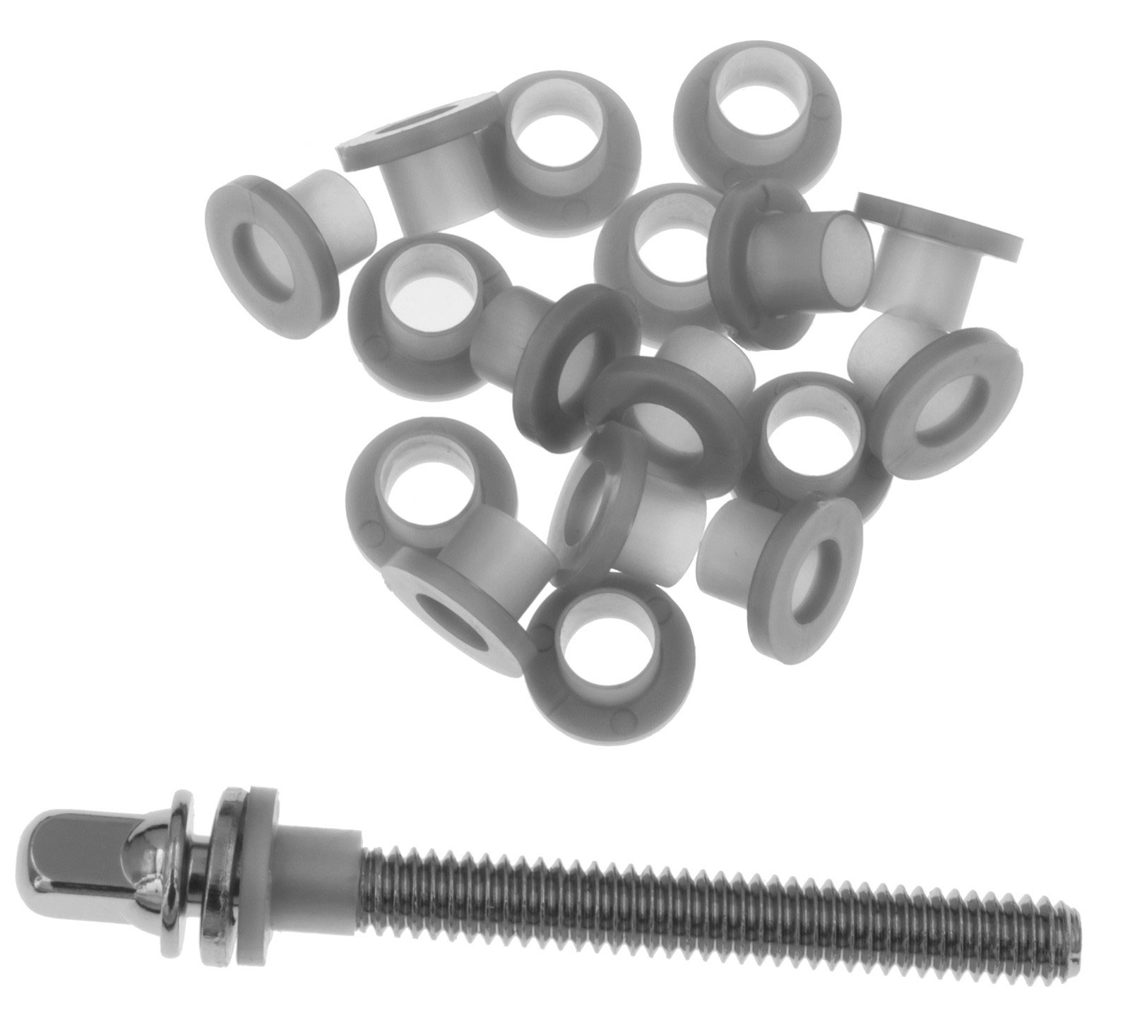 DANMAR TRW50S NYLON TENSION ROD WASHERS SILVER X50