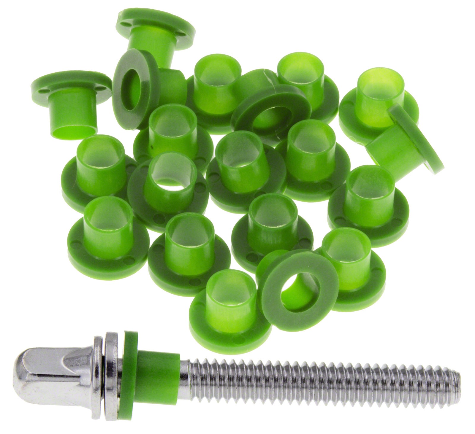 DANMAR TRW20G - NYLON TENSION ROD WASHERS - GREEN (X20)