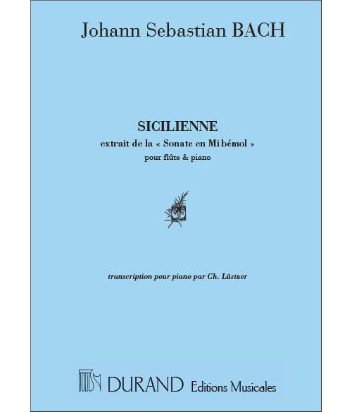 DURAND BACH - SICILIENNE MI B - PIANO