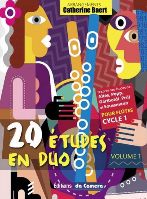 EDITIONS DA CAMERA BAERT CATHERINE - 20 ETUDES EN DUO VOL.1