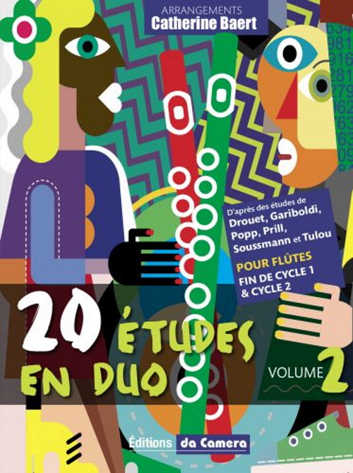 EDITIONS DA CAMERA BAERT CATHERINE - 20 ETUDES EN DUO VOL.2