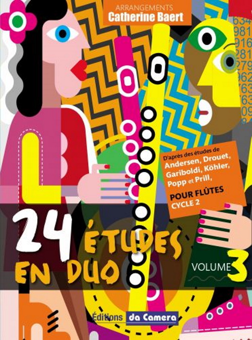 EDITIONS DA CAMERA BAERT CATHERINE - 20 ETUDES EN DUO VOL.3