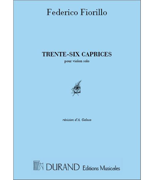 DURAND FIORILLO - 36 CAPRICES - VIOLON