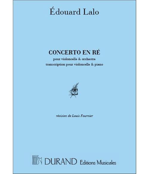 DURAND LALO E. - CONCERTO EN RE - VIOLONCELLE ET OCHESTRE
