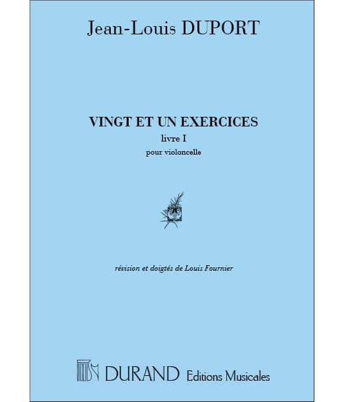 DURAND DUPORT - EXERCICES VOL 1 - VIOLONCELLE