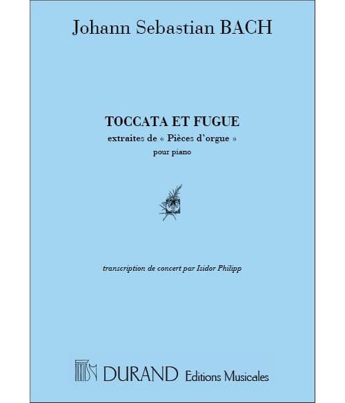 DURAND BACH J.S. - TOCCATA & FUGUE RE MINEUR BWV 565 - PIANO