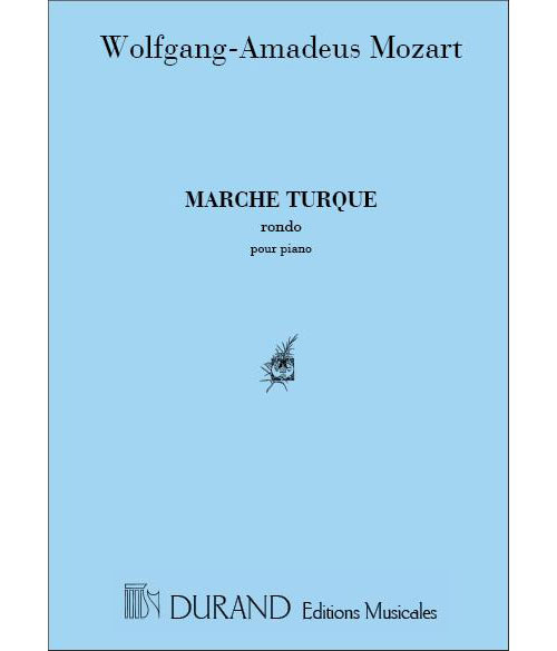 DURAND MOZART - MARCHE TURQUE - PIANO