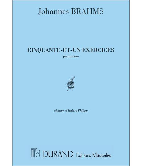 DURAND Brahms J. - 51 Exercices - Piano