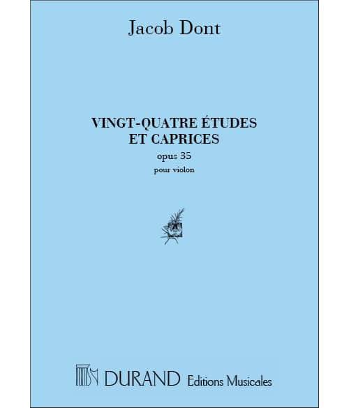 DURAND DONT - 24 ETUDES & CAPRICES - VIOLON