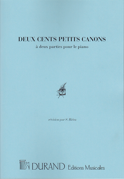 DURAND Kunz - 200 Petits Canons - Piano