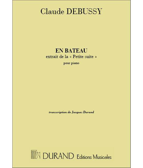 DURAND DEBUSSY - EN BATEAU - PIANO