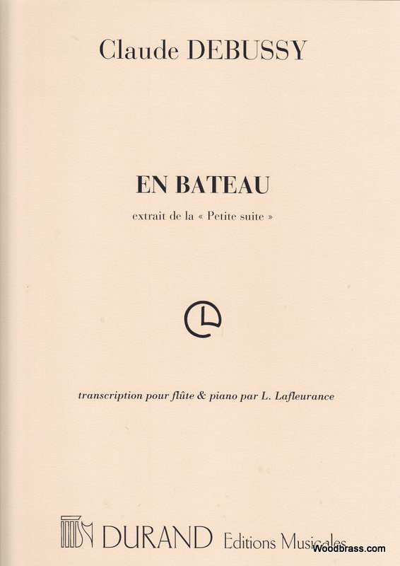 DURAND DEBUSSY CLAUDE - EN BATEAU - FLUTE ET PIANO