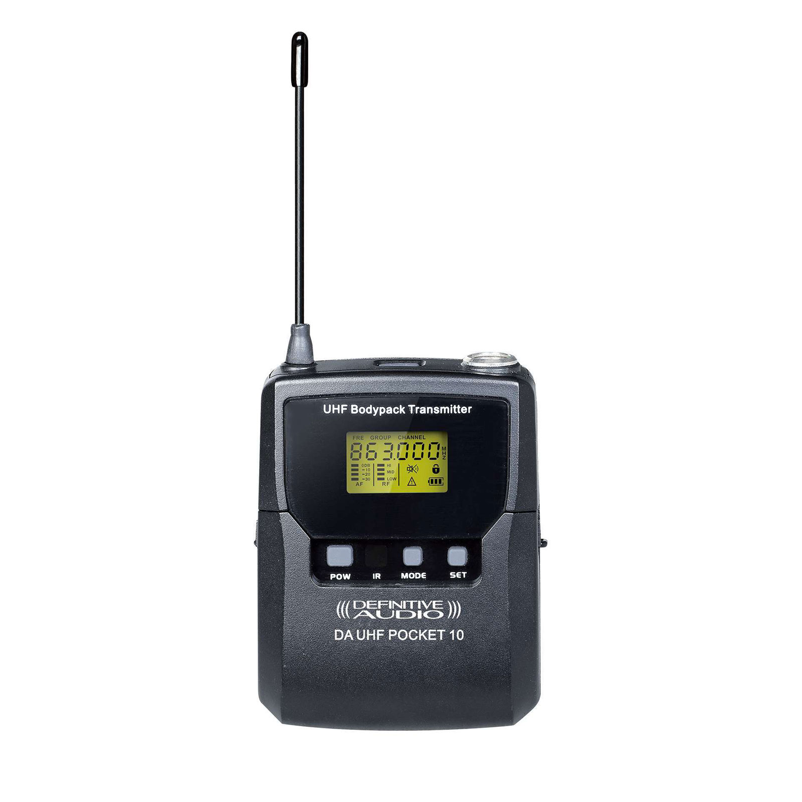 DEFINITIVE AUDIO DA UHF POCKET 10