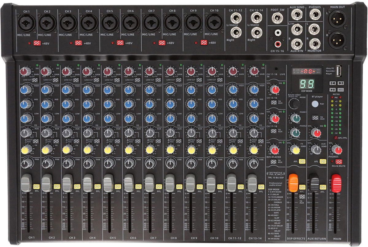 DEFINITIVE AUDIO TML 10 BU DSP