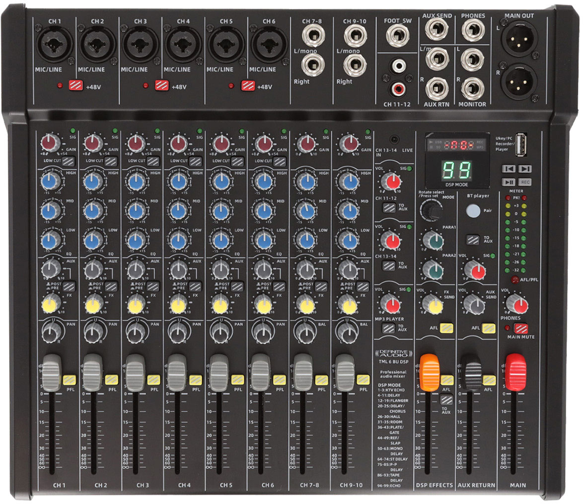 DEFINITIVE AUDIO TML 6 BU DSP