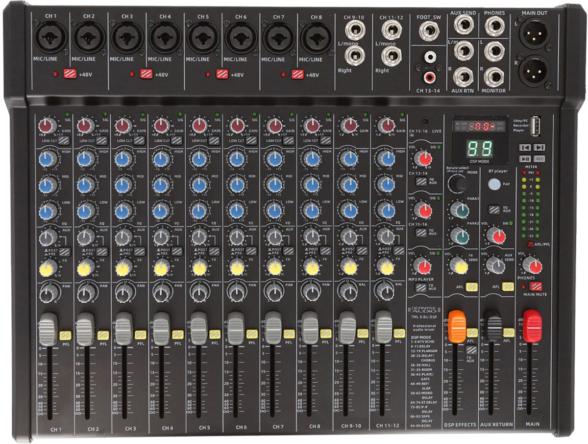 DEFINITIVE AUDIO TML 8 BU DSP