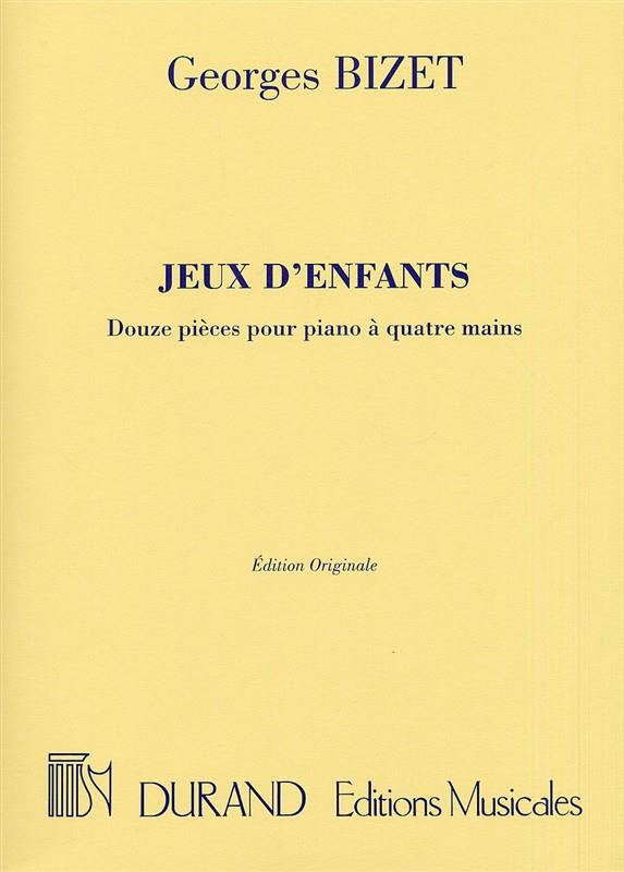 DURAND BIZET G. - JEUX D'ENFANTS - PIANO 4 MAINS