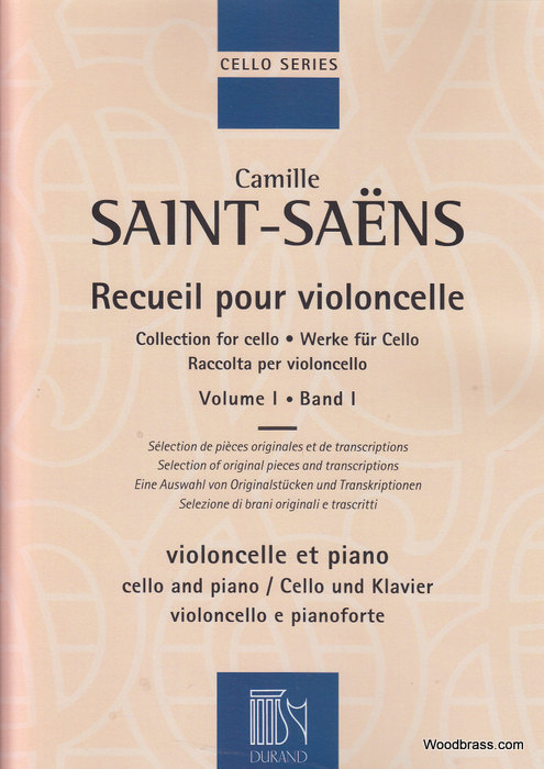 DURAND SAINT-saens - Recueil Pour Violoncelle Vol.1