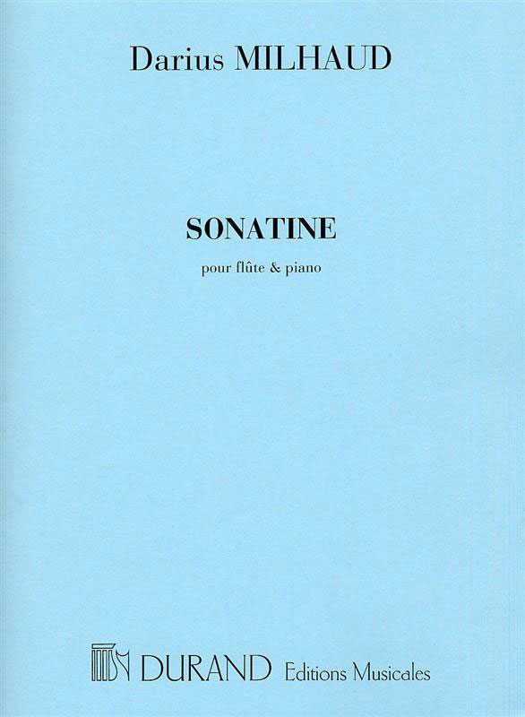 DURAND MILHAUD - SONATINE - FLUTE ET PIANO