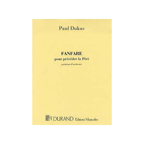 DURAND DUKAS - FANFARE DE LA PERI - CONDUCTEUR