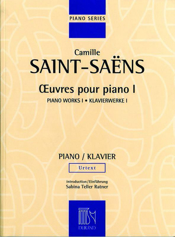 DURAND SAINT-SAENS C. - OEUVRES POUR PIANO - VOLUME I - PIANO