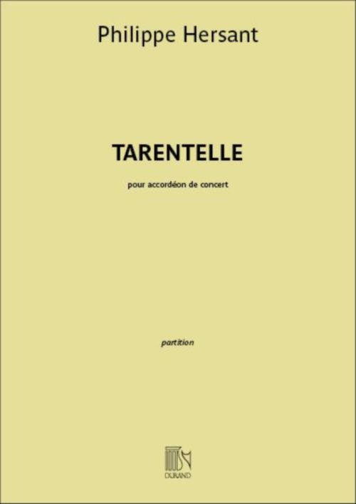 DURAND HERSANT PHILIPPE - TARENTELLE - ACCORDEON