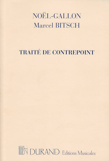 DURAND NOEL-GALLON/BITSCH - TRAITE DE CONTREPOINT
