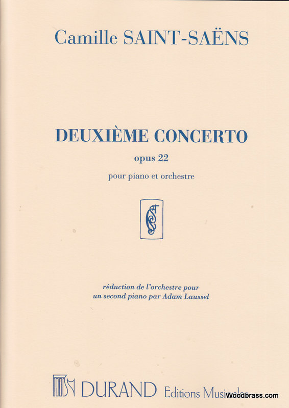 DURAND SAINT-SAENS CAMILLE - CONCERTO N°2 - PIANO