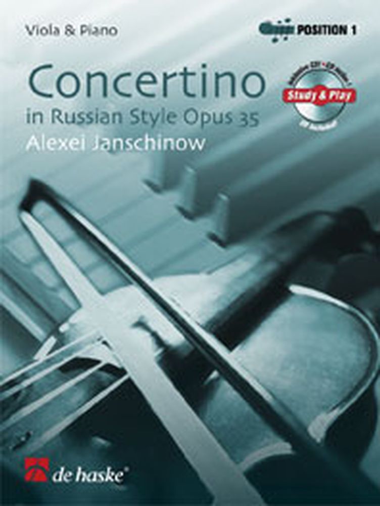 DEHASKE JANSCHINOW ALEXEI - CONCERTINO OP.35 - ALTO, PIANO